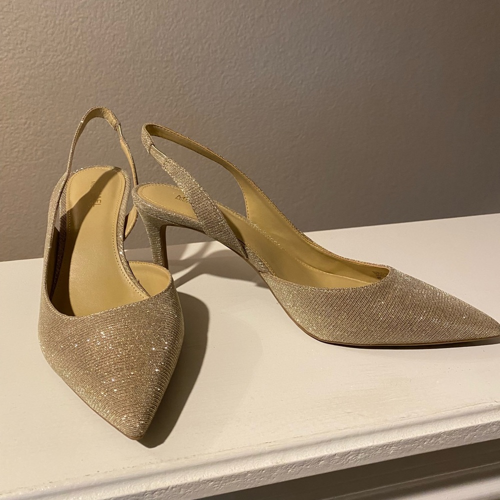 Michael Kors Evening Slingback Pumps - Size 8